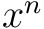 $x^n$