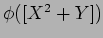 $\phi([X^2+Y])$