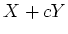 $X+cY$