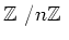 ${\mbox{${\Bbb Z}$ }}/n{\mbox{${\Bbb Z}$ }}$