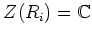 $ Z(R_i)={\mathbb{C}}$