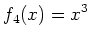 $\displaystyle f_4(x)=x^3
$