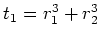 $ t_1=r_1^3+r_2^3$