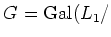 $ G=\operatorname{Gal}(L_1/$