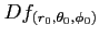 $ Df_{(r_0,\theta_0,\phi_0)}$