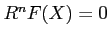 $ R^n F(X)=0$