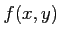 $\displaystyle f(x,y)$