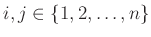 $ i,j\in \{1,2,\dots,n\}$