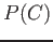 $ P(C)$