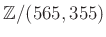 $ {\mbox{${\mathbb{Z}}$}}/(565,355)$