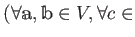$ (\forall \mathbbm a ,\mathbbm b \in V,\forall c \in$