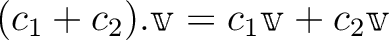 $ (b+c)a=ba + ca$